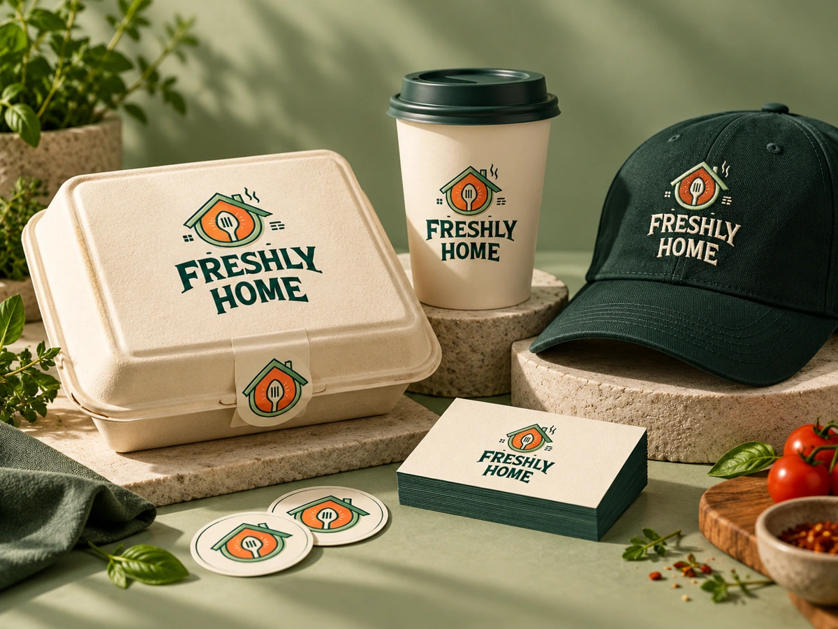 Freshly Home brand merchandise mockup
