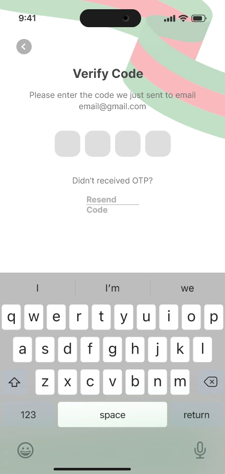 True Presence — OTP app screen