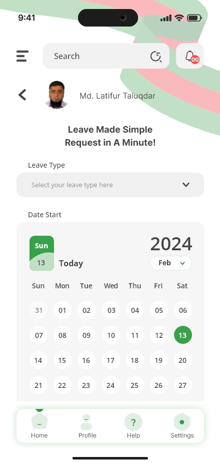 True Presence — Home Screen / 13 app screen