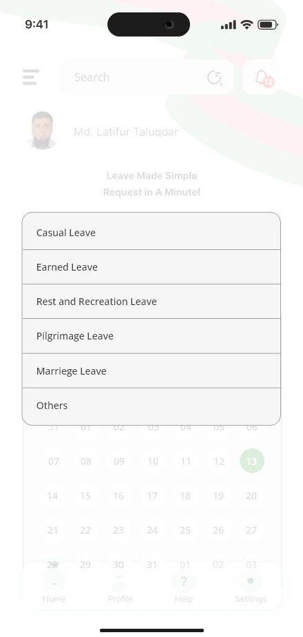 True Presence — Home Screen / 14 app screen