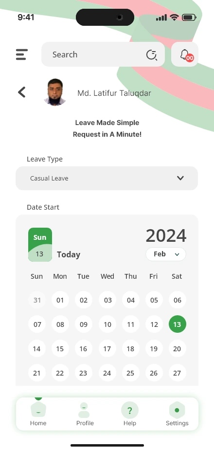 True Presence — Home Screen / 15 app screen