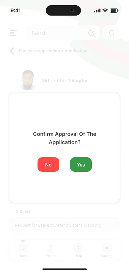 True Presence — Notification 01 / 5 app screen